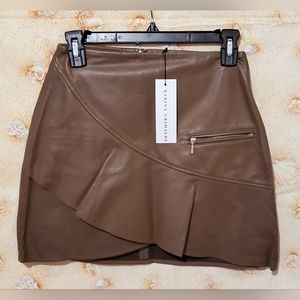 Mini Leather Skirt